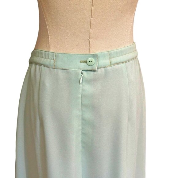 John Meyer of Norwich Womens Mint Green 3 PC Skirt Suit Size 18W Plus Beaded - Picture 11 of 16